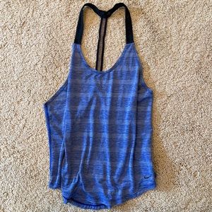 Women’s Nike Running Blue Racerback Tank Sz Small